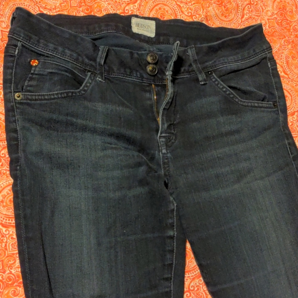 Hudson Jeans, Beth Baby Boot, Size 30, Dark